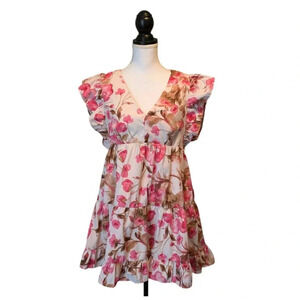 Abercrombie & Fitch Pink Floral Mini Dress